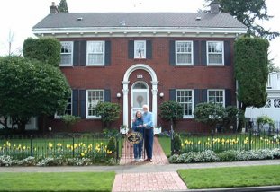Georgian Colonial - This is one of only three true Georgian colonial homes in Portland.