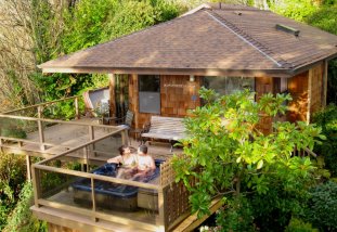 Romantic Hideaway - Amazing, romantic cottage overlooking the sea - perfect for the most memorable of experiences. This vacation cottage has a hot tub and 180 degree views of the Puget Sound, Olympic Mountains, eagles and even whales on occasion!